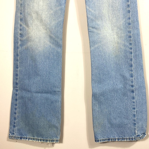American Eagle Outfitters Men's Light Blue Wash Low Rise Bootcut Jeans 29/30 - Picture 5 of 10